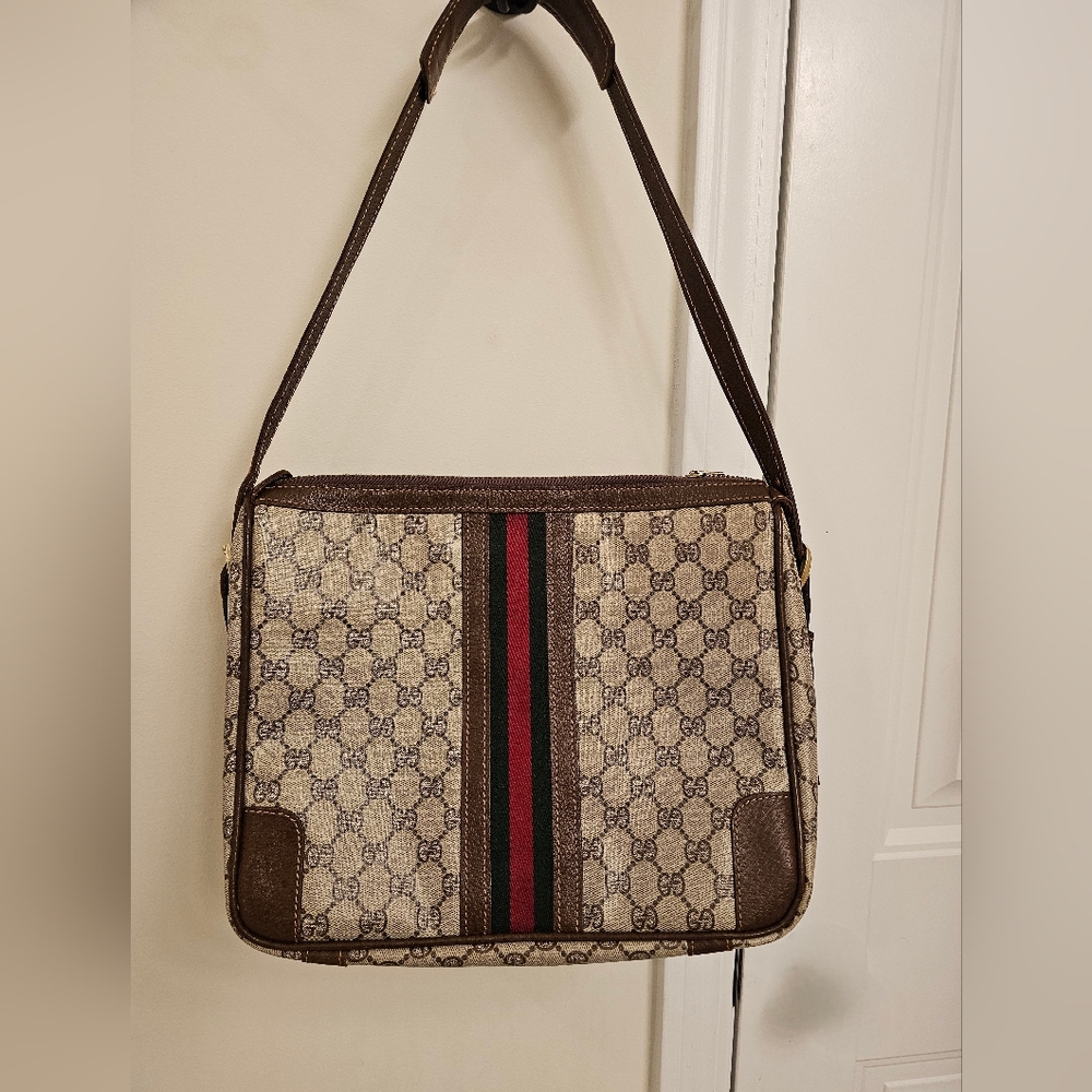 GUCCI Vintage 1970s Ophidia Shoulder Bag - Picture 1 of 11